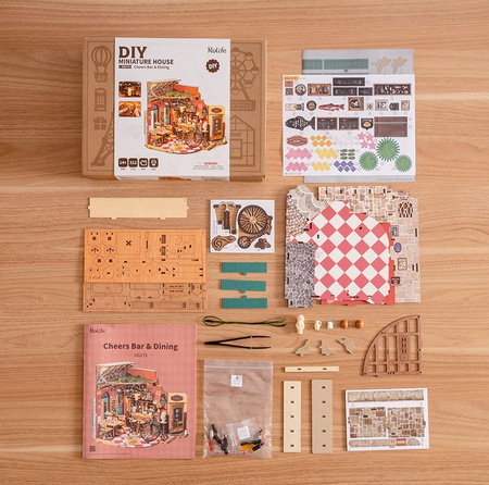 ROBOTIME Składany Drewniany Model Puzzle 3D - Piekarnia Becky