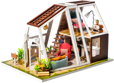 LITTLE STORY Folding Wooden LED Model - Peter's Dream Hut