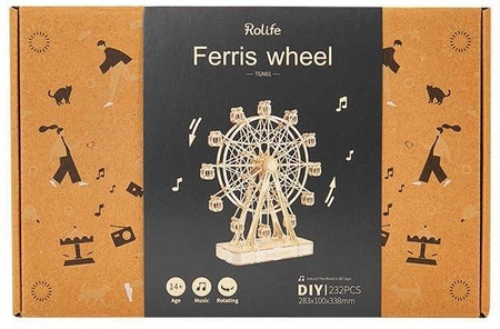 ROBOTIME Drewniany Model Puzzle 3D Diabelski Młyn Pozytywka