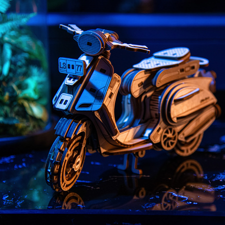 Little Story Wooden Model 3D Puzzles DIY - Sting Scooter