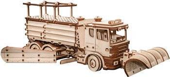 EWA Drewniane Puzzle 3D - Ciężarówka do śniegu