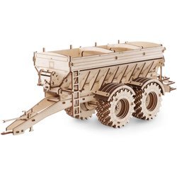 EWA Drewniane Puzzle 3D - Naczepa Do Traktorka K-7M