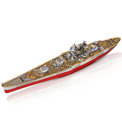 Piececool Puzzle Metalowe Model 3D - Okręt Bojowy Richelieu