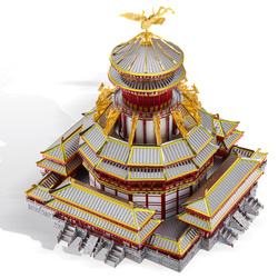 Piececool Puzzle Metalowe Model 3D - Pałac Ziwei