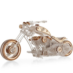 Veter Models Puzzle 3D - Motocykl Chopper V-1
