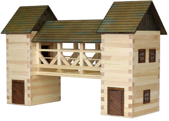 Walachia Składany Drewniany Model 3D - Most