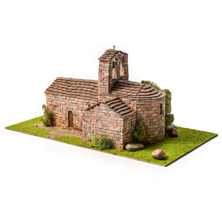 DOMUS KITS Składany Domek z Cegły 3D - Kościół Sant Pere d'Auira