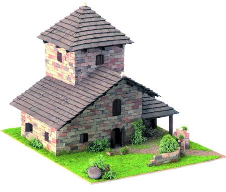 DOMUS KITS Składany Domek z Cegły 3D - Rustica 4