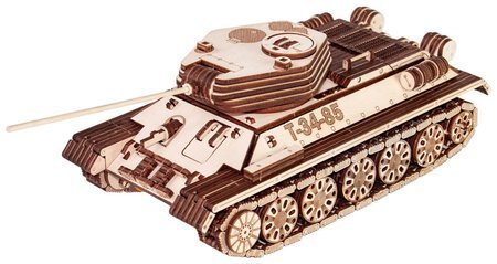 EWA Drewniane Puzzle 3D - Czołg T-34-85