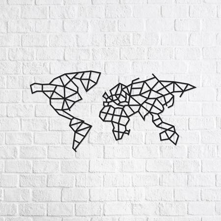 EWA Drewniane Puzzle 3D - Dekoracja Mapa Świata