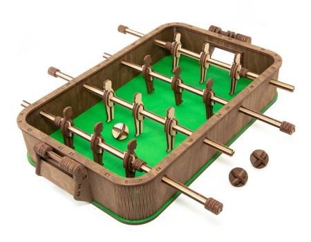 EWA Drewniane Puzzle 3D - Gra Piłkarzyki