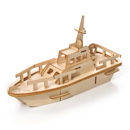 Little Story Drewniane Puzzle Model 3D - Jacht