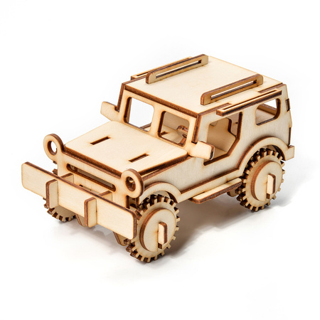 Little Story Drewniane Puzzle Model 3D - Jeep