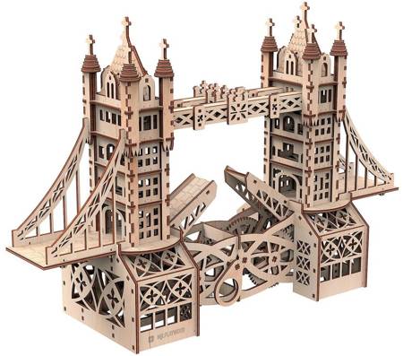 Mr.Playwood Drewniane Puzzle 3D - Tower Bridge