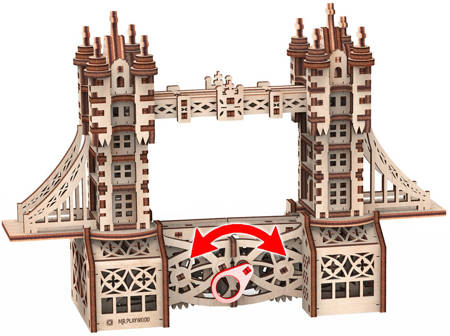 Mr.Playwood Drewniane Puzzle 3D - Tower Bridge S