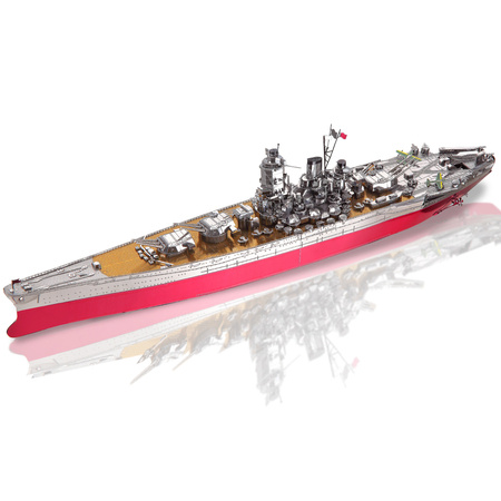 Piececool Puzzle Metalowe Model 3D - Okręt Wojenny Yamato