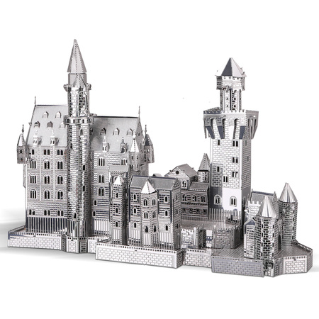 Piececool Puzzle Metalowe Model 3D - Zamek Neuschwanstein