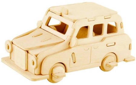 ROBOTIME Drewniane Puzzle 3D - Londyńska Taksówka